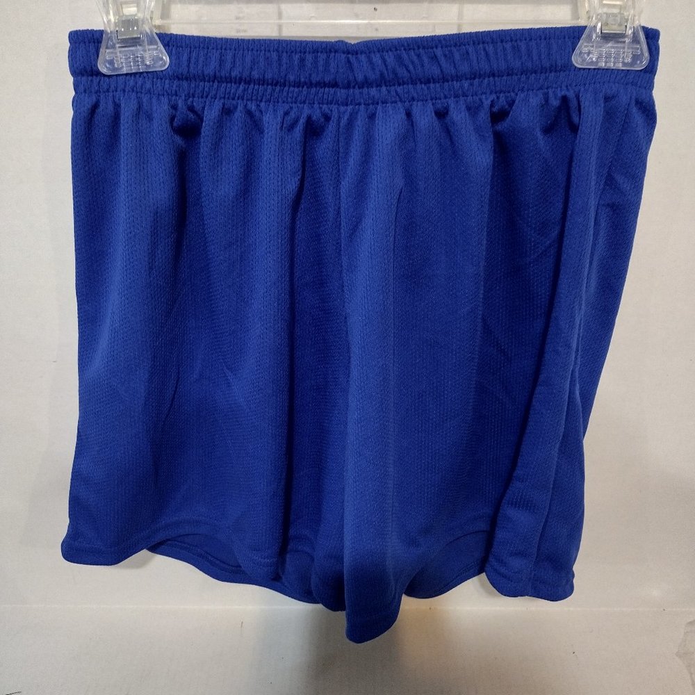 ROYAL BLUE LADIES MEDIUM SHORTS ATHLETIC 019